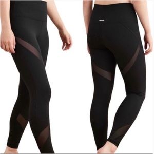 AERIE leggings with mesh design